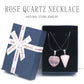 Rose Quartz Necklace Set