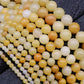 Yellow Jade Loose Bead Strand