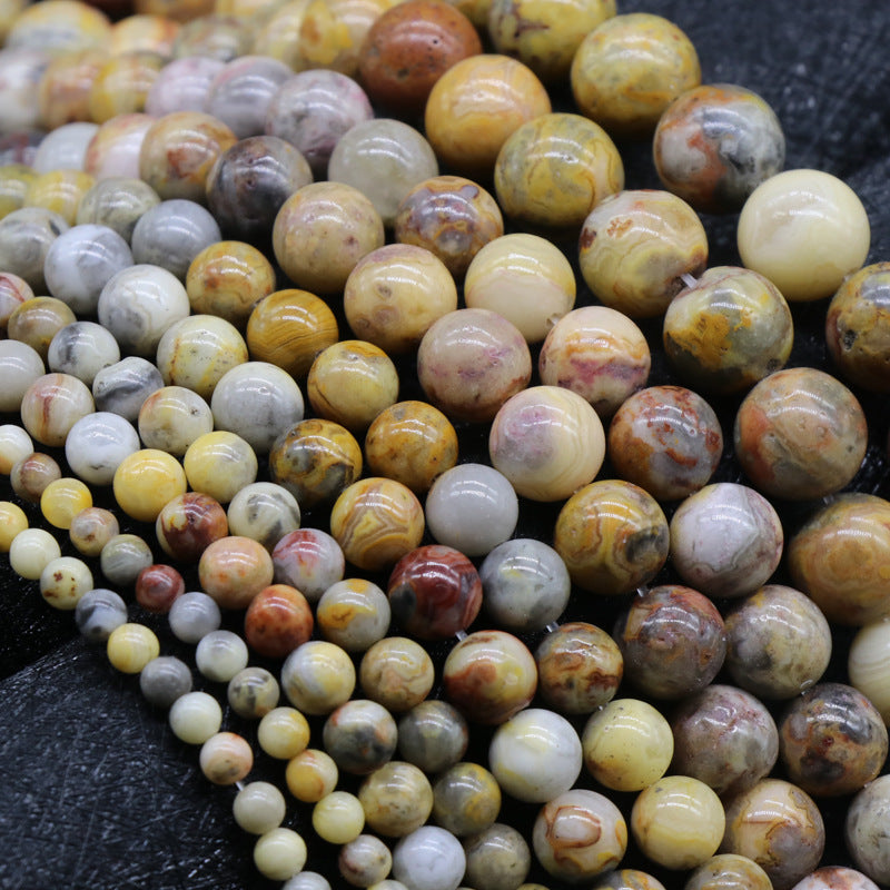 Crazy Lace Agate Loose Bead Strand