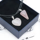 Rose Quartz Necklace Set