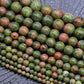 Unakite Loose Bead Strand