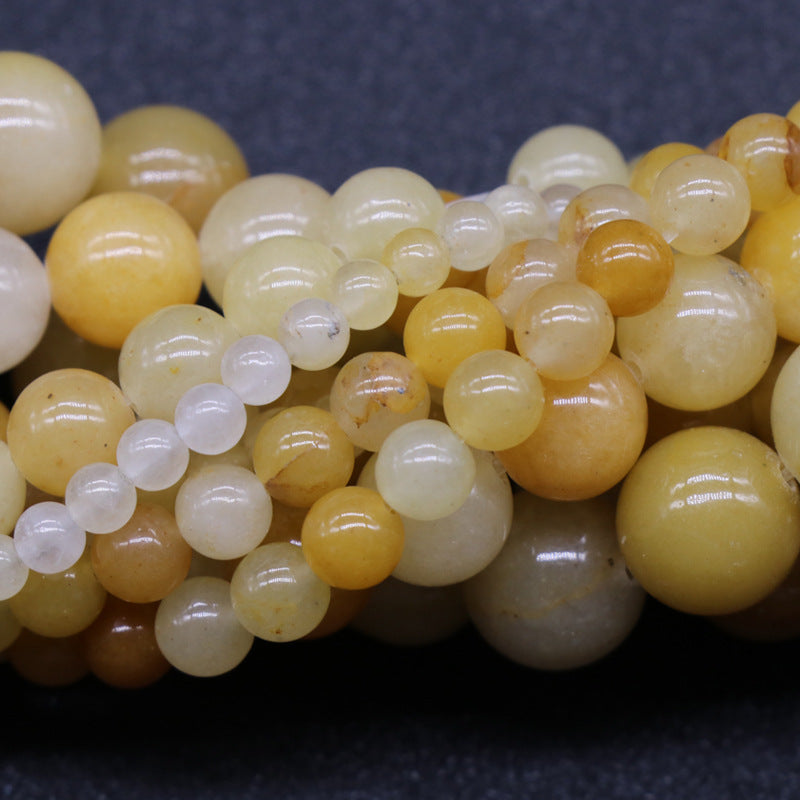 Yellow Jade Loose Bead Strand