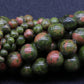 Unakite Loose Bead Strand