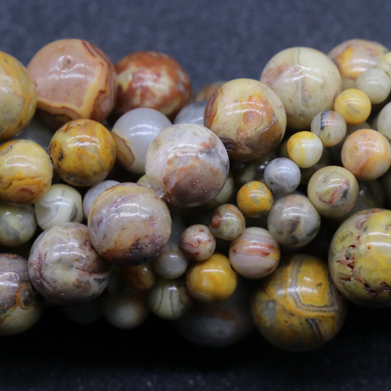 Crazy Lace Agate Loose Bead Strand