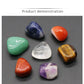 Chakra Tumble&Resin Chakra Pyramid Set