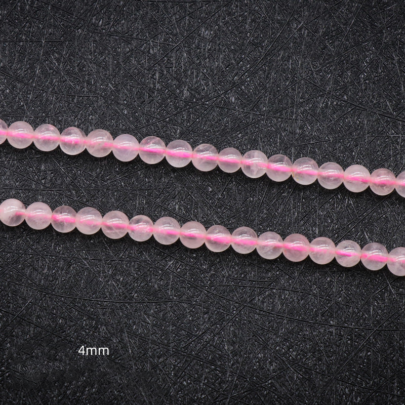 Rose Quartz Loose Bead Strand