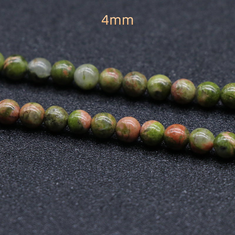 Unakite Loose Bead Strand