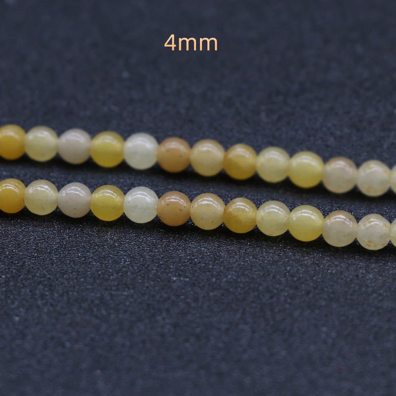 Yellow Jade Loose Bead Strand