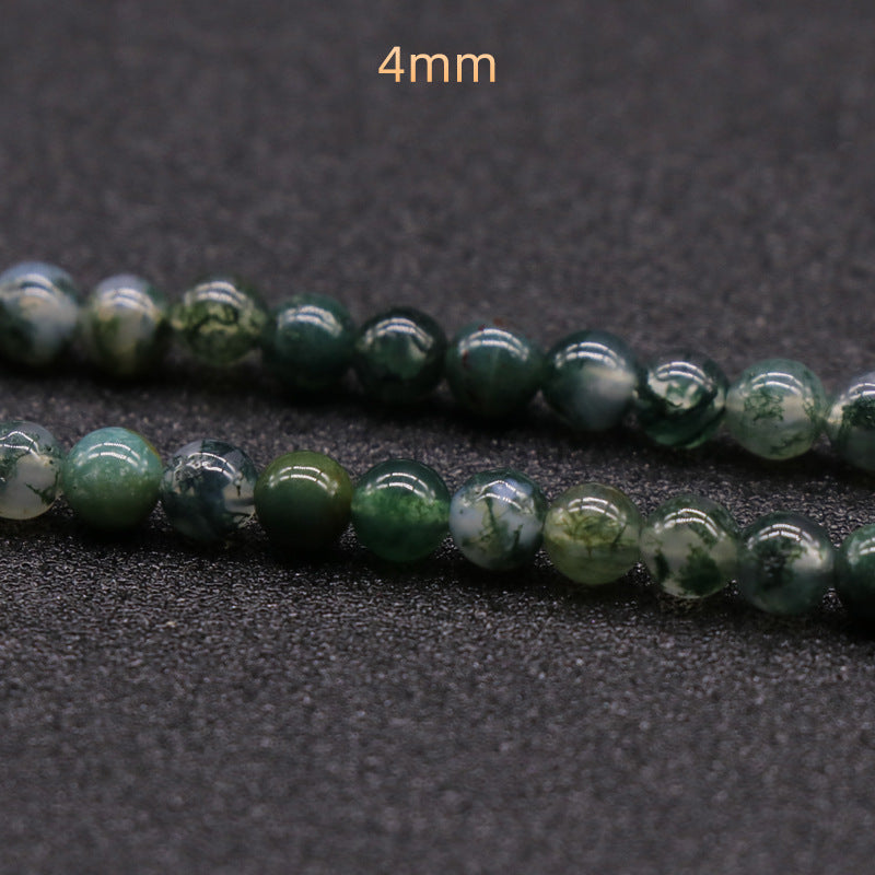 Moss Agate Loose Bead Strand