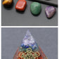 Chakra Tumble&Resin Chakra Pyramid Set