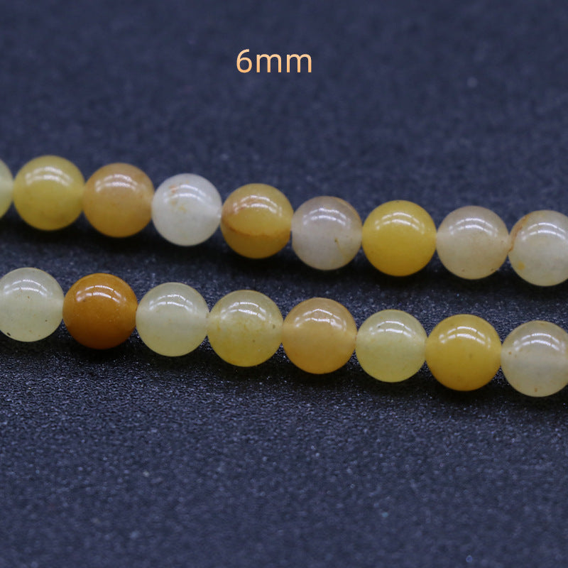 Yellow Jade Loose Bead Strand