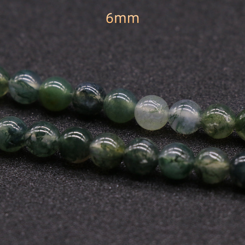 Moss Agate Loose Bead Strand