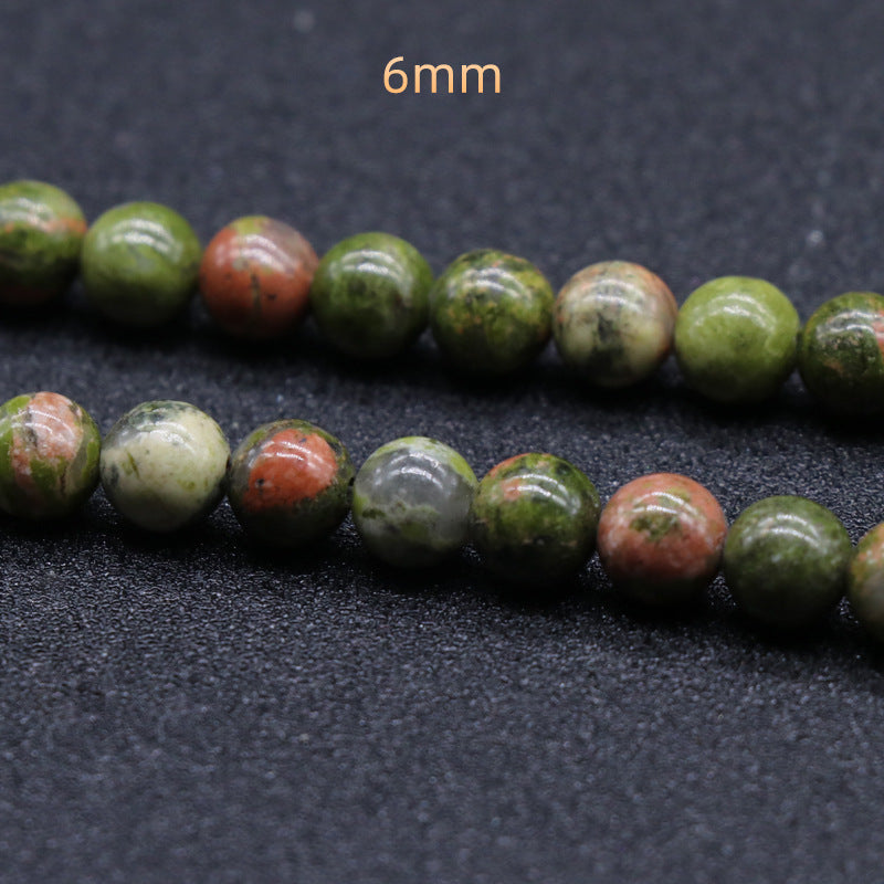 Unakite Loose Bead Strand