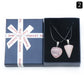 Rose Quartz Necklace Set