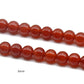 Red Agate Loose Bead Strand