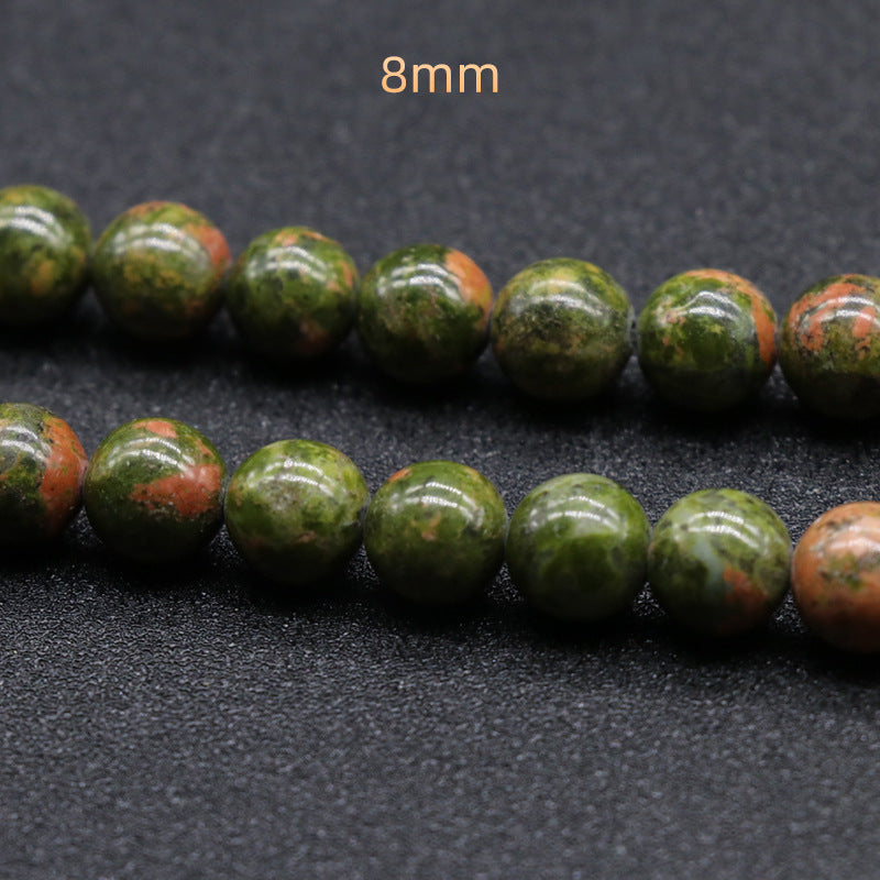 Unakite Loose Bead Strand