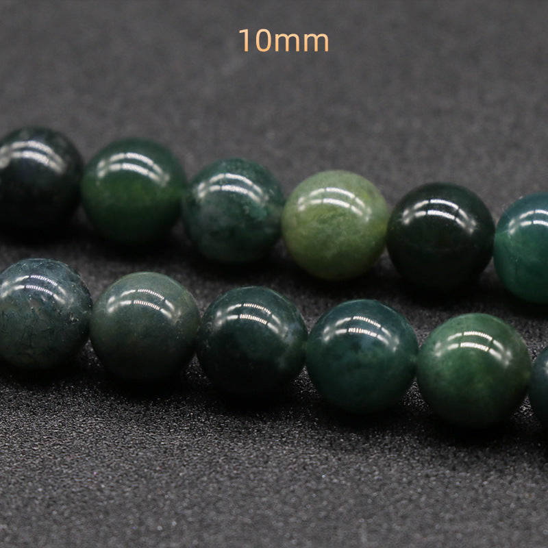 Moss Agate Loose Bead Strand