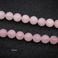 Rose Quartz Loose Bead Strand