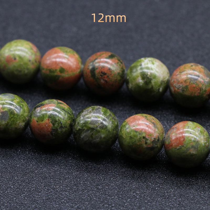 Unakite Loose Bead Strand