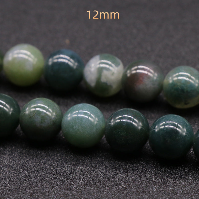 Moss Agate Loose Bead Strand