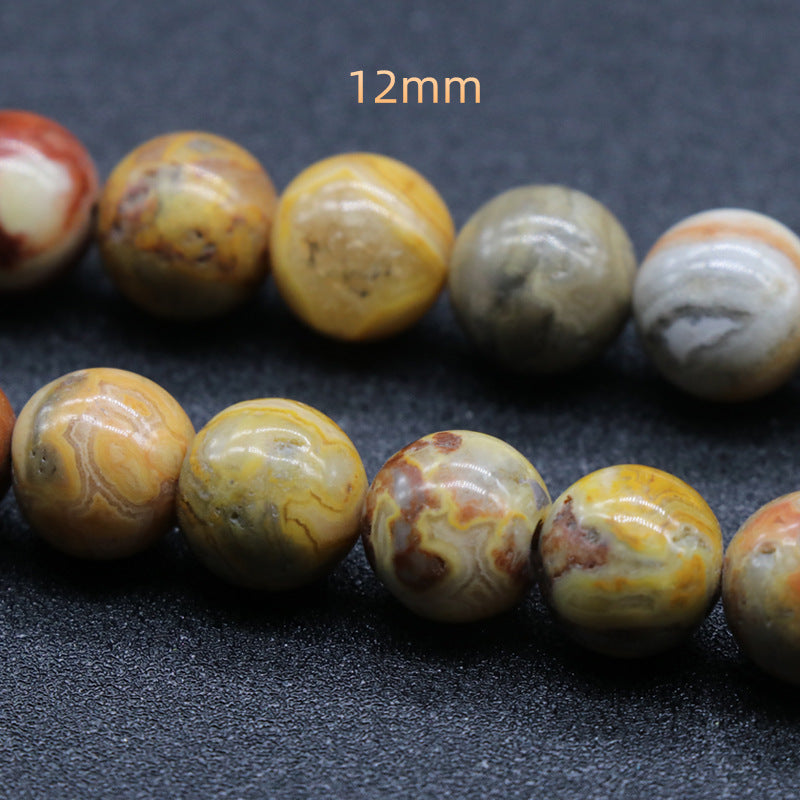 Crazy Lace Agate Loose Bead Strand