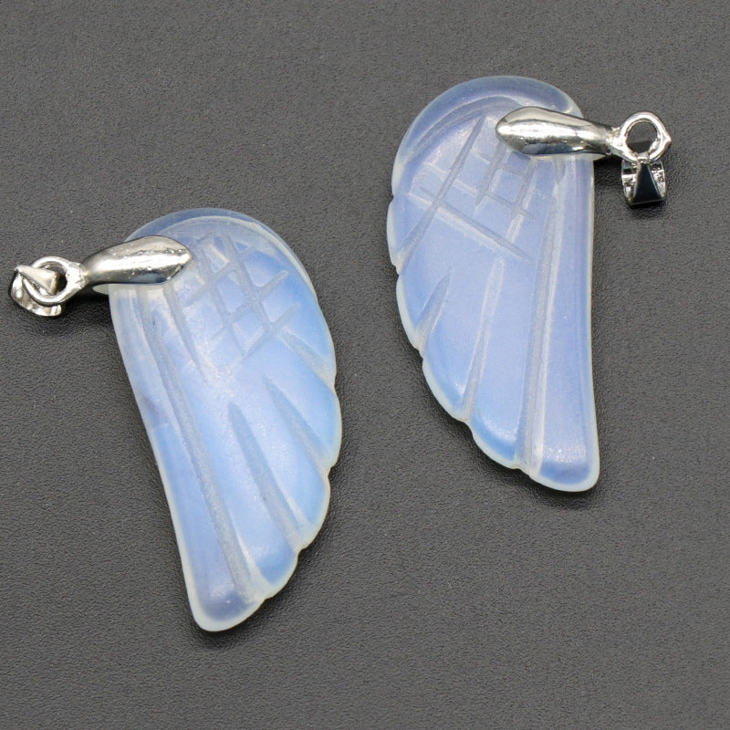 Crystal Angel Wing Pendant