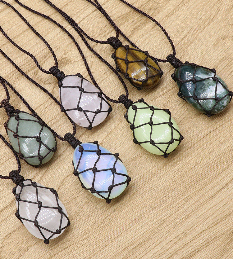 Net Pocket Tumble Necklace