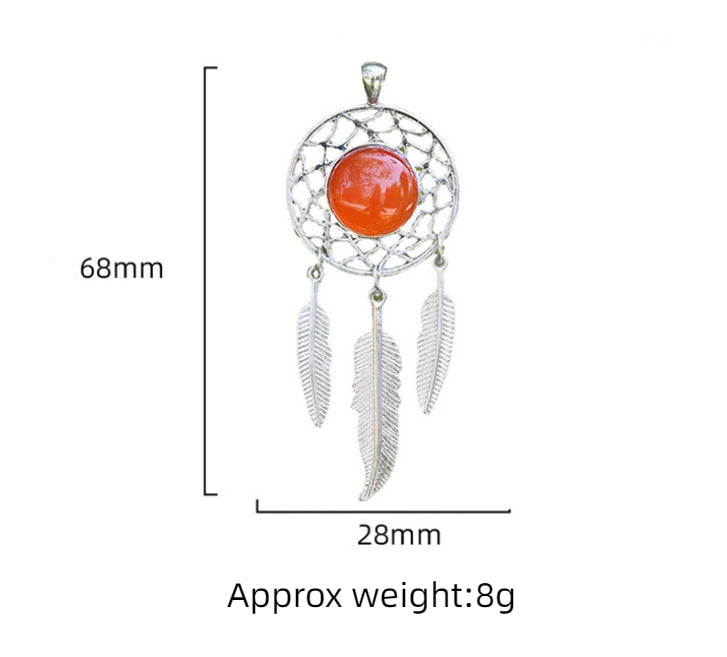 Crystal Dream Catcher Pendant