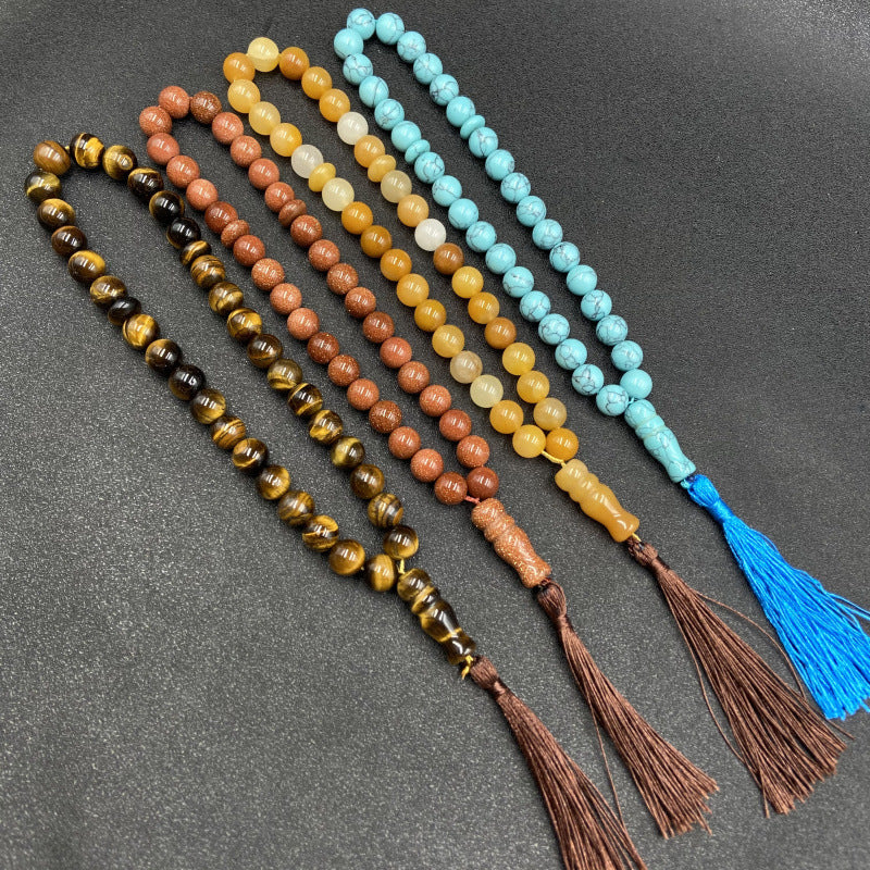 Crystal Prayer Beads Neckalce