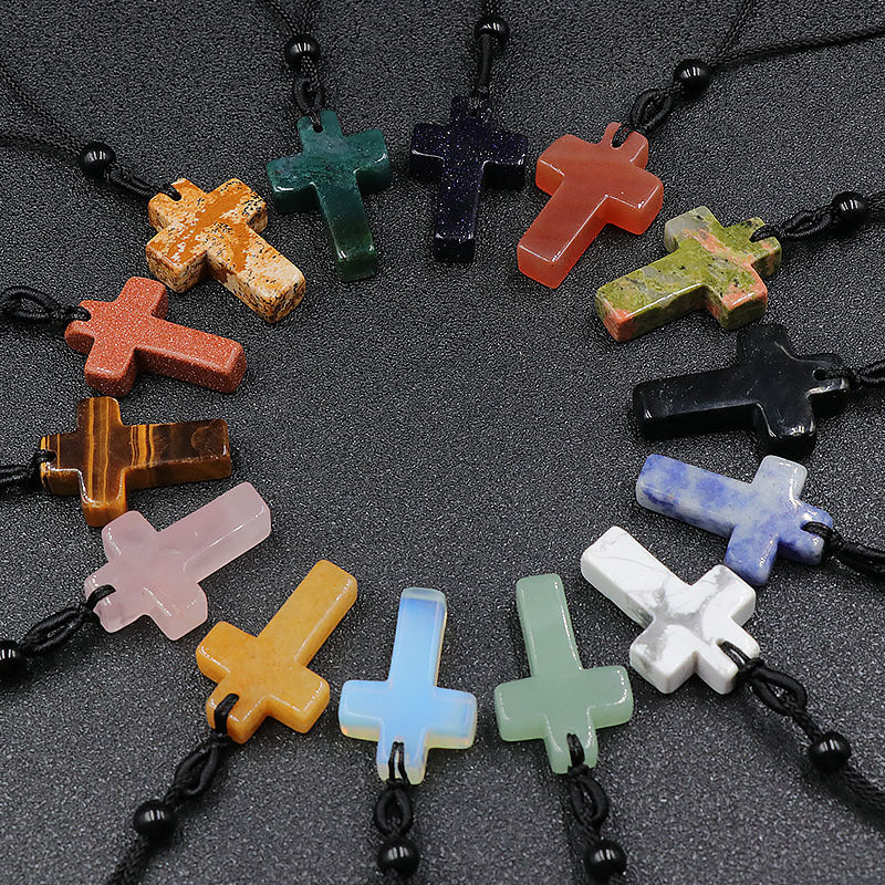 Crystal Cross Necklace