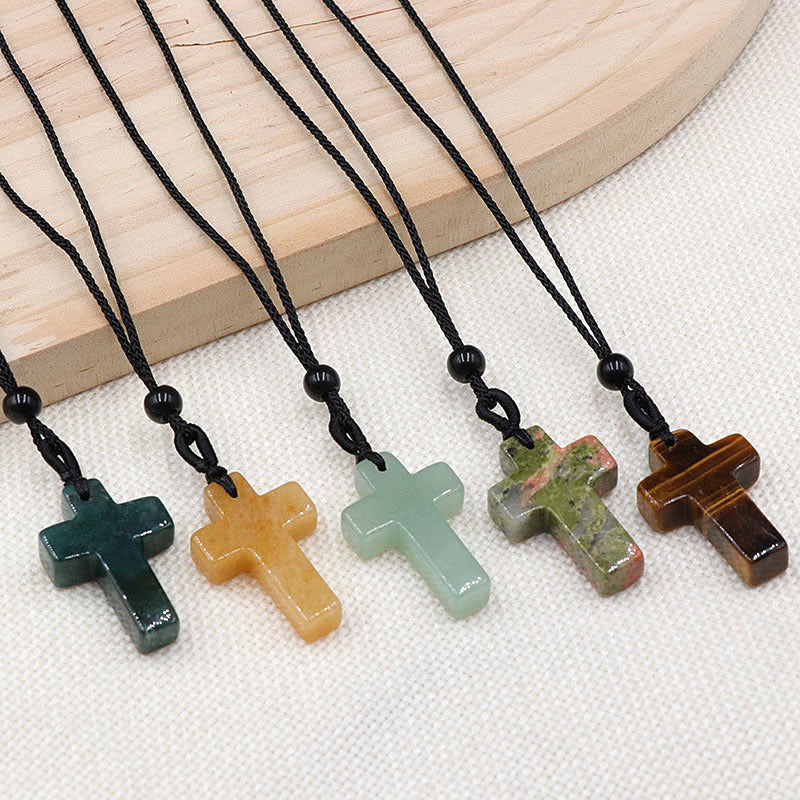 Crystal Cross Necklace