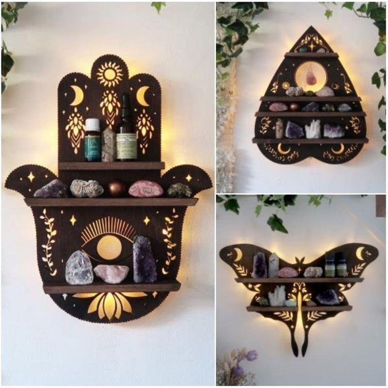 HAMSA hand light up shelf