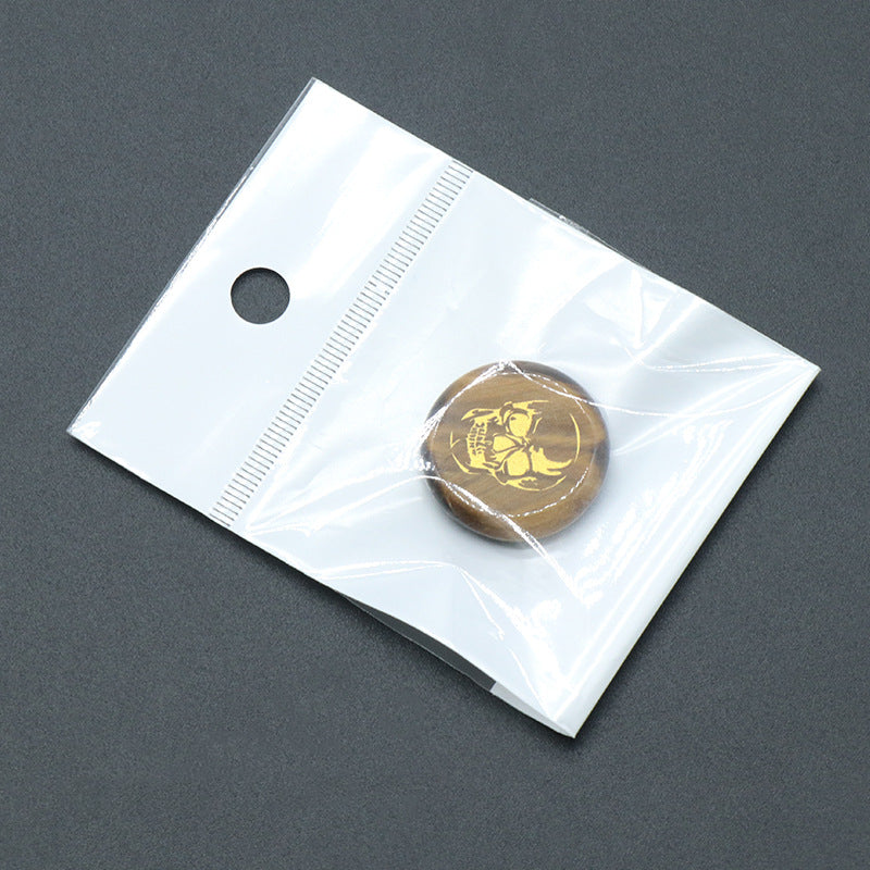 Skull Symbol Crystal Mini Button