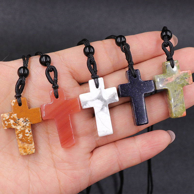 Crystal Cross Necklace