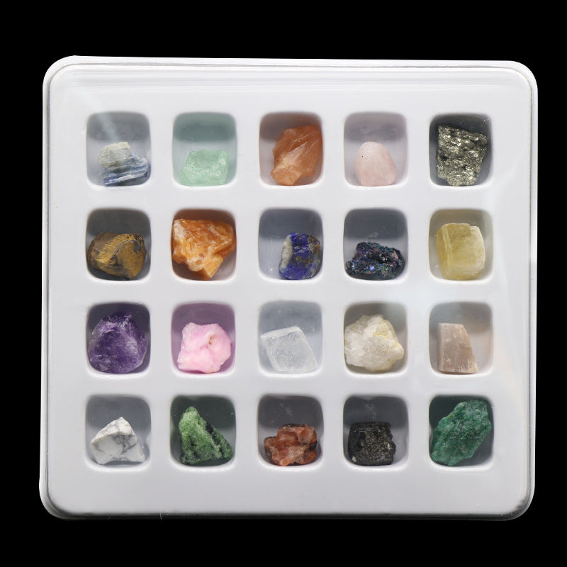 Raw Crystal Mineral Specimen Box