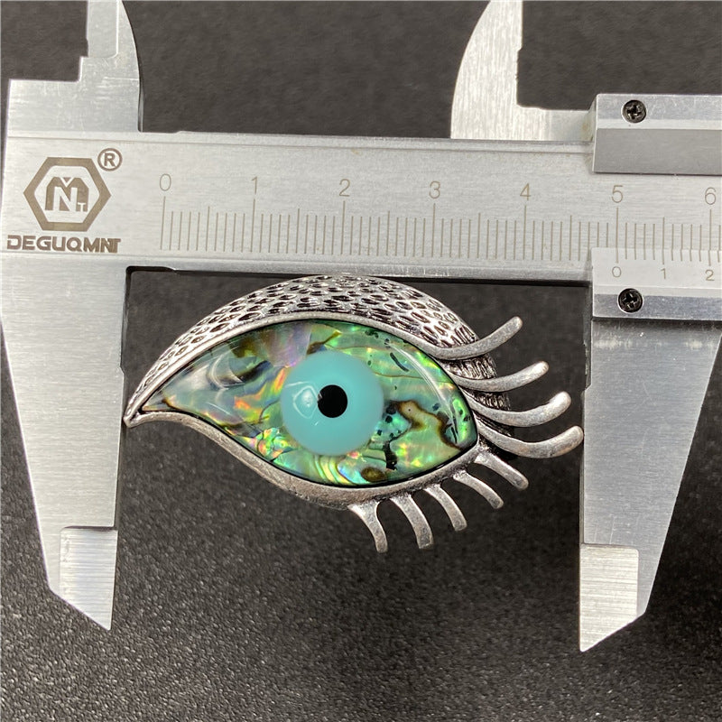 Abalone Shell Eye Brooch&Pendant