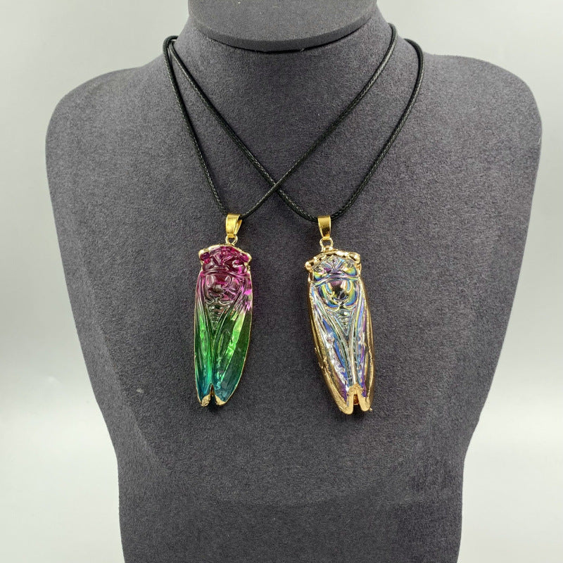 Melting Cicada Necklace