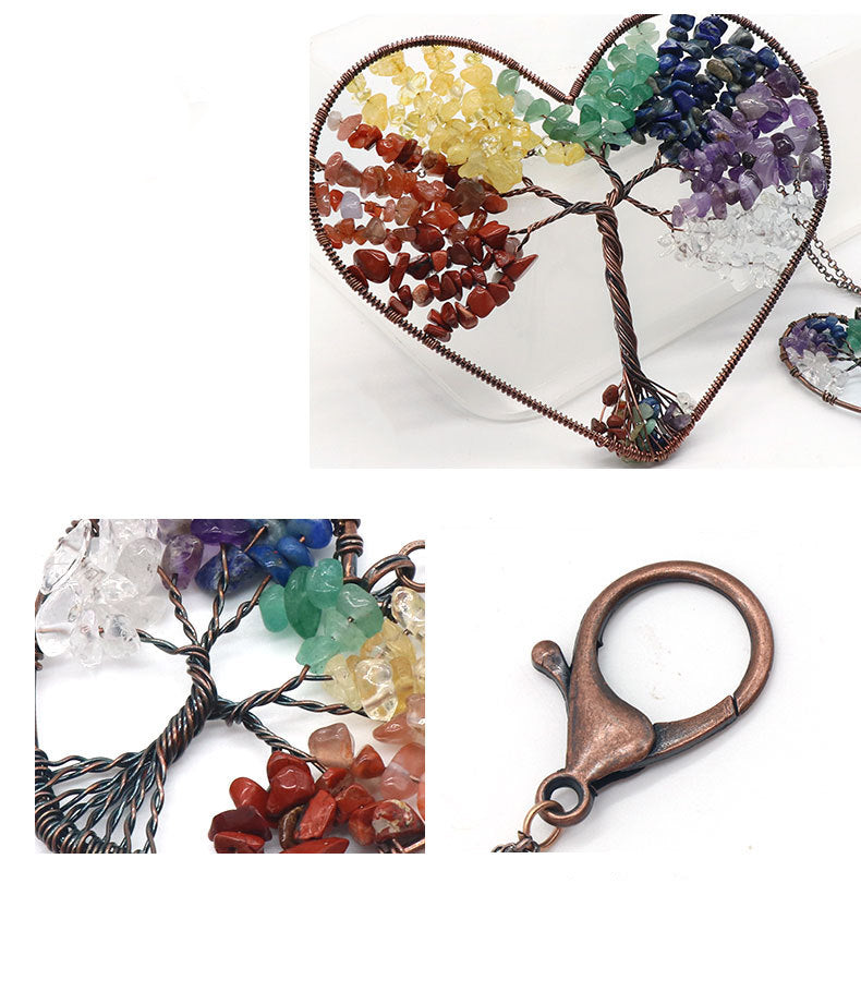 Heart Tree of Life Dream Catcher Hanging Ornament