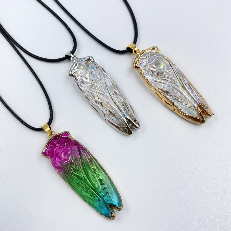 Melting Cicada Necklace