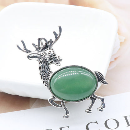 Deer Brooch&Pendant