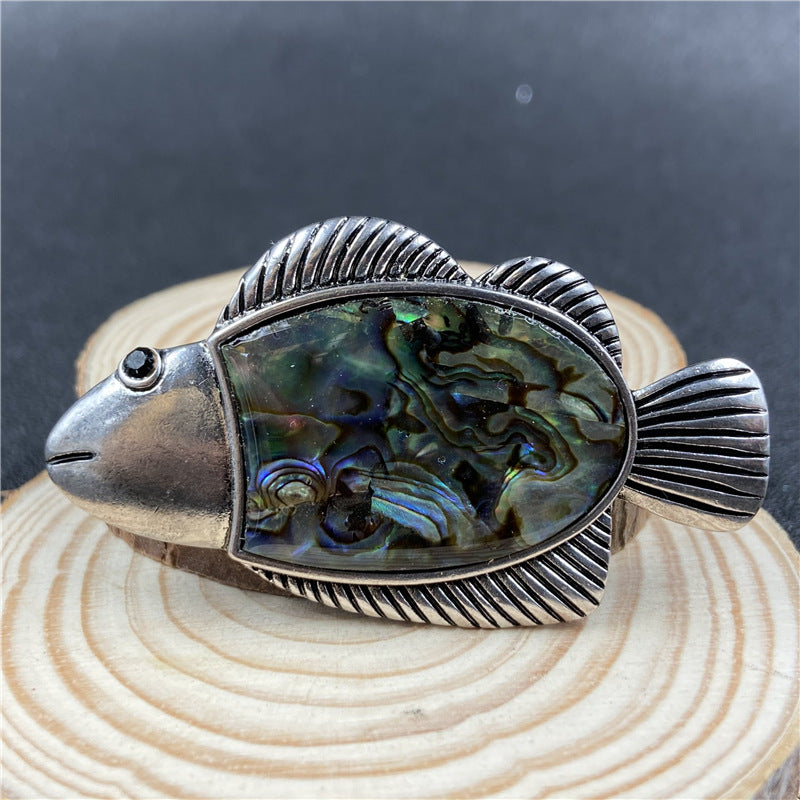 Abalone Shell Fish Brooch&Pendant