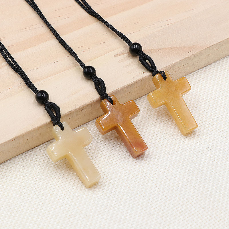 Crystal Cross Necklace