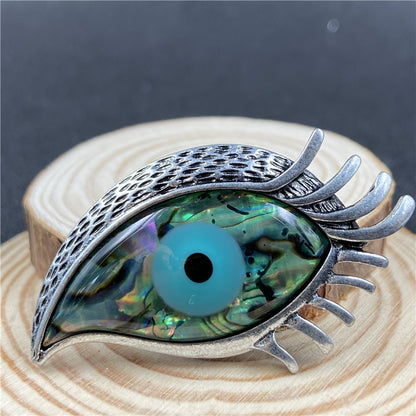 Abalone Shell Eye Brooch&Pendant