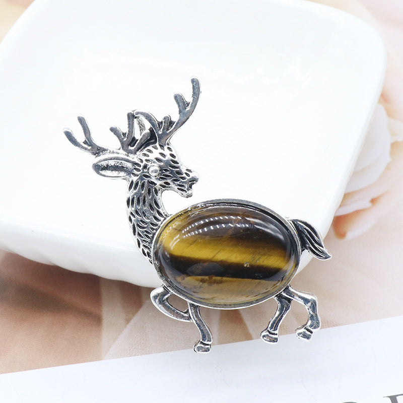 Deer Brooch&Pendant