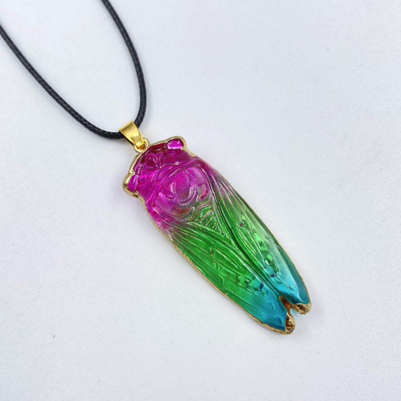 Melting Cicada Necklace