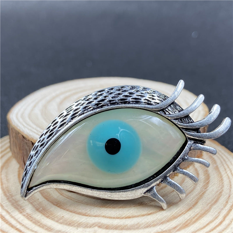 Abalone Shell Eye Brooch&Pendant