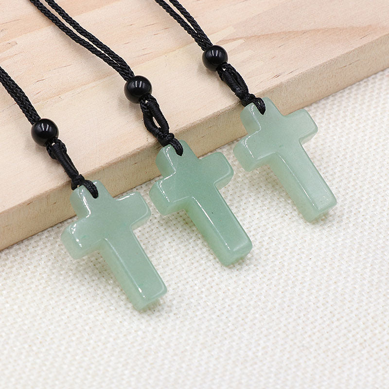 Crystal Cross Necklace