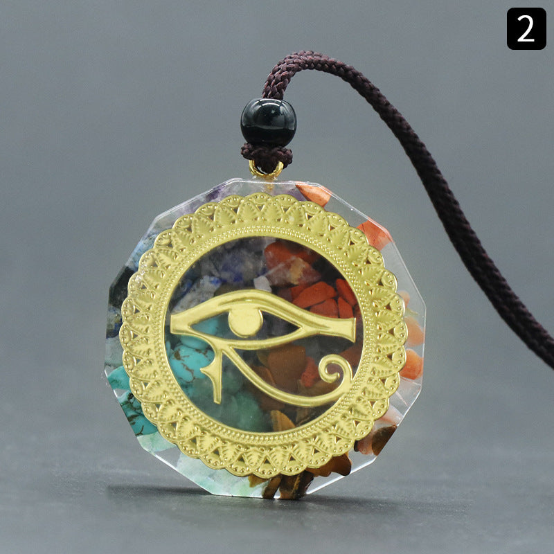 Chakra Chip Orgone Necklace