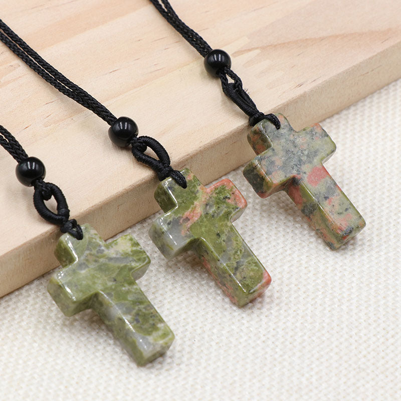 Crystal Cross Necklace