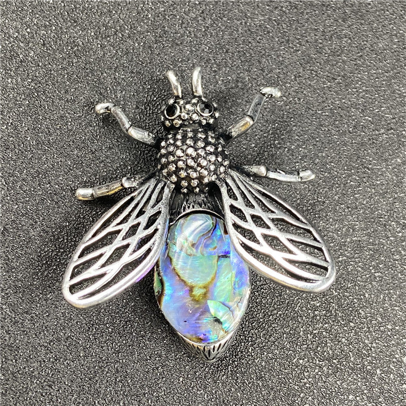 Crystal Bee Brooch&Pendant